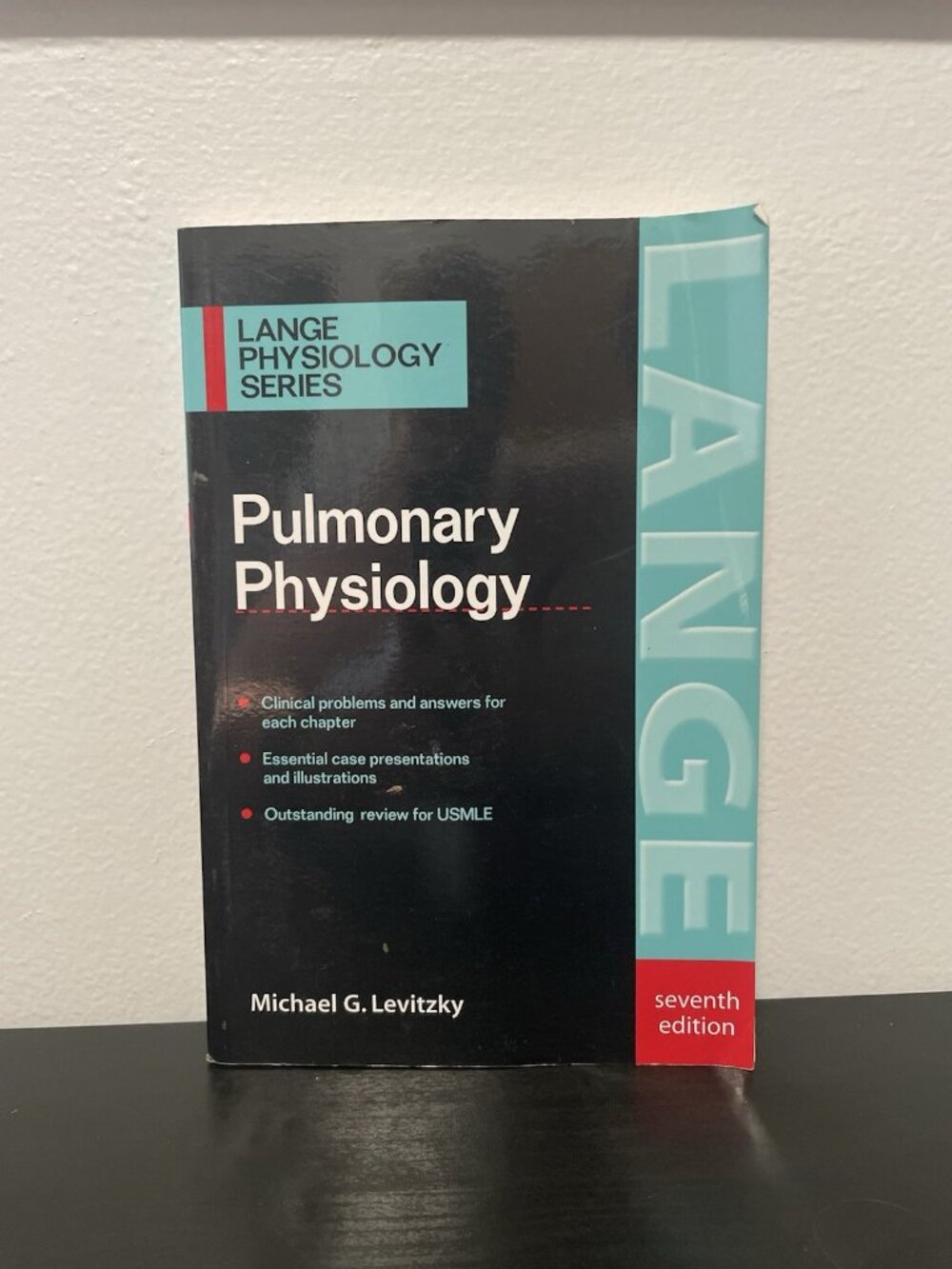 Pulmonary Physiology 7th Edition Book Lange Paperback Levitzky USMLE 2007